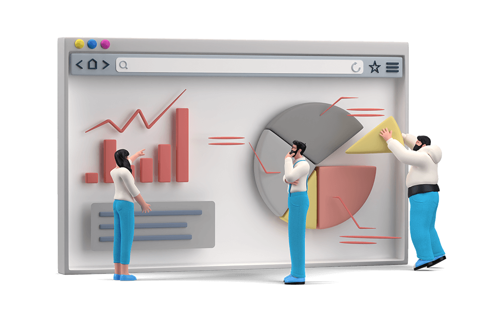 Business partnership illustration